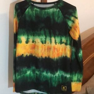 Burton’s Tie Dyed  DriRide Top Large